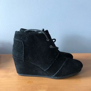 Suede Toms Booties
